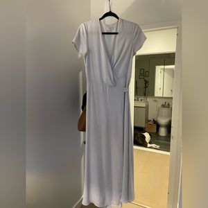 Aritzia babaton long wrap dress size 8